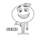 Coloriage gene emoji movie 2